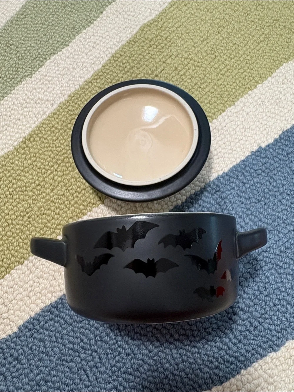 Le Creuset Black Bat Mini Cocotte with Lid